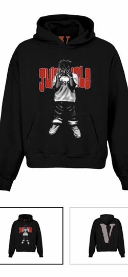 VLONE MAN OF THE YEAR BLACK HOODIE SIZE LARGE BRAND NEW /SEALED 