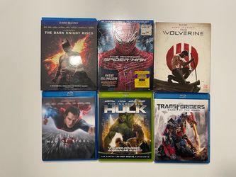 Lot of Superhero Movies Blu Ray Blu-ray