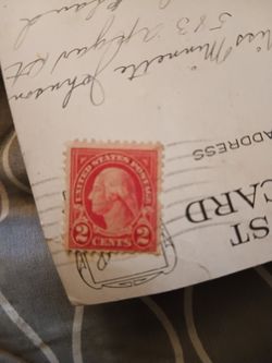 2 Cent Washington Stamped Postcard