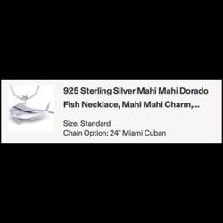 Mahi Mahi Necklace 
