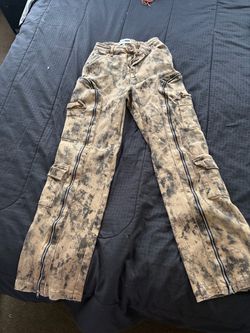Fashion Nova Acid Wash Cargo Pants