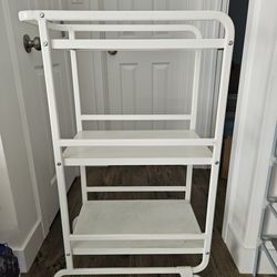 Ikea Metal 2-shelf Rolling Kitchen Storage Cart
