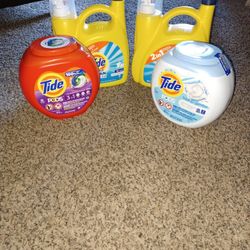 Tide Detergent And Pods