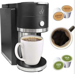 Café Valet Barista Single Serve Coffee Maker, Compatible with K-Cup Coffee Pods, Compact Design