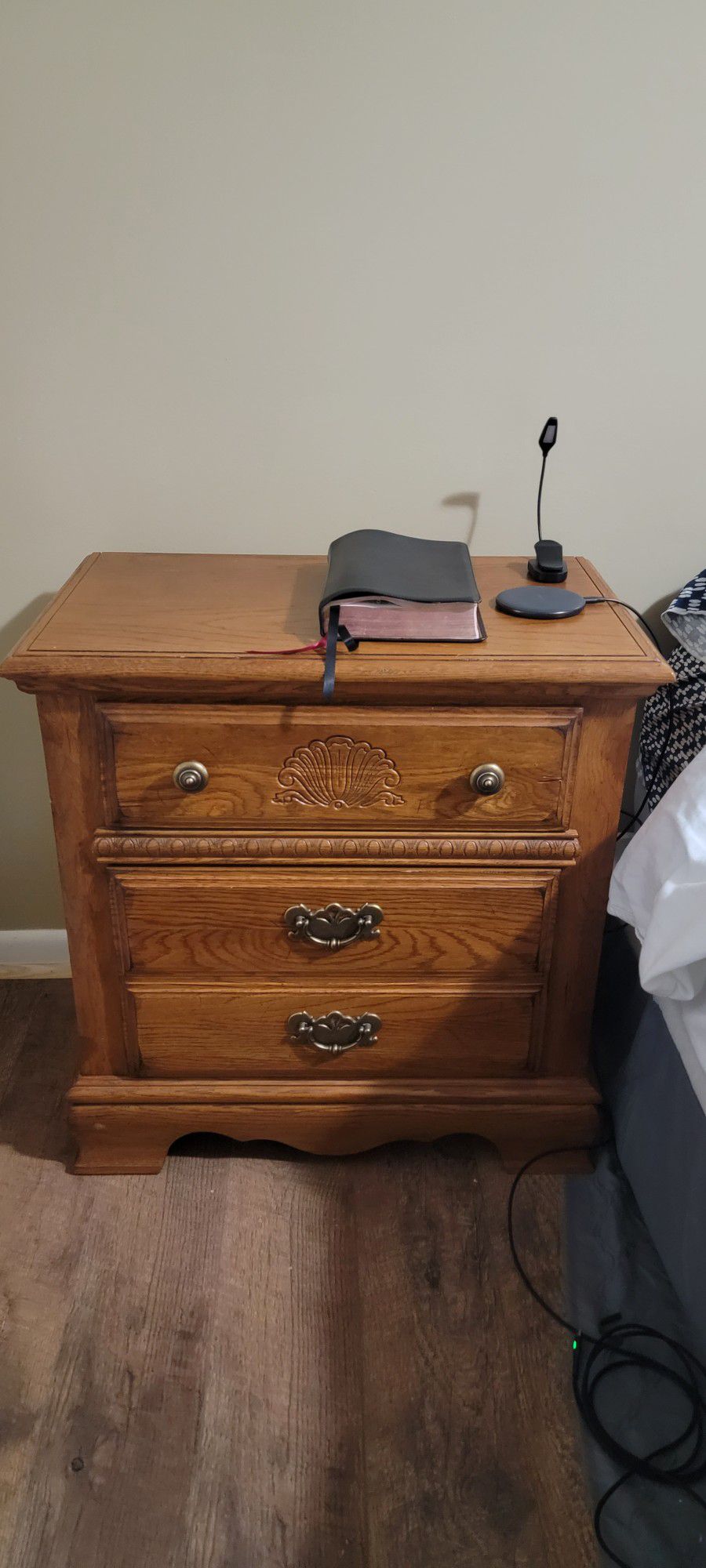 Beautiful Solid Wood Night Stand Or End Table