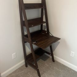 Ladder Desk With Shelves