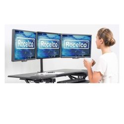 Triple Monitor Desk Mount