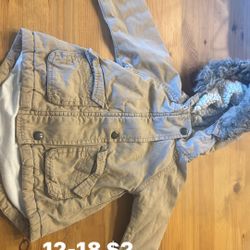 Old Navy Tan Jacket 12-18 Months