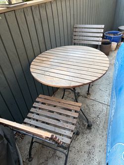 Outdoor Bistro Table and Chair Set