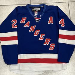 Ryan Callaghan New York Rangers Hockey Jersey Size 50 Reebok Authentic All Stitched 