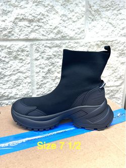 Women’s Platform Ankle Boots Chunky Chelsea Short Fall