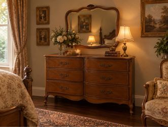 Antique French provincial dresser