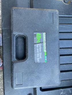 Pittsburgh 40 piece tap and die set Metric. $20