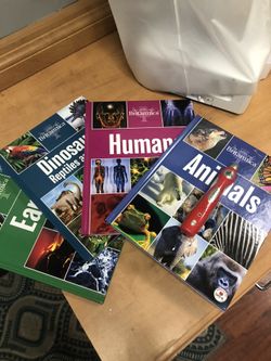 Britannica Educational Books with Reader wand