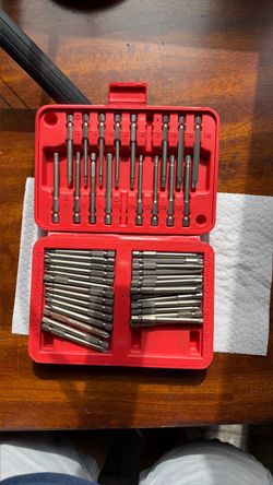 Large Screwdriver Bit Set with Case