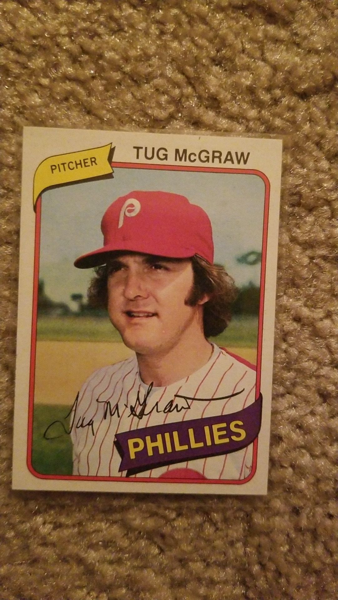 Tug McGraw card