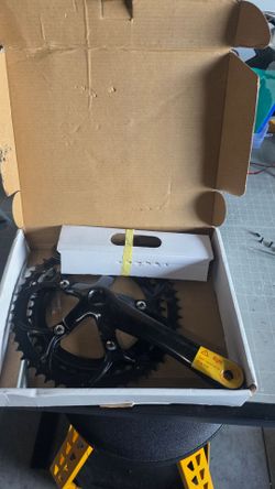 3 piece bicycle crank