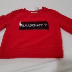 New Sequined Holiday Sweater  ~  Swipe Up Get "NAUGHTY" MESSAGE SWIPE DOWN GET "Nice" Message  ~  Big Kids/Petite Womens Size