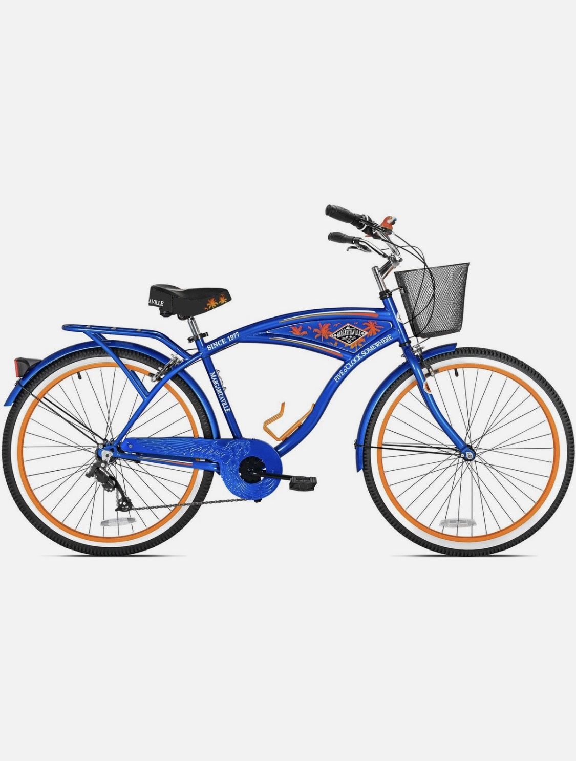 BCA 26” Jimmy Buffett Margaritaville Beach Cruiser – Rare Blue & Orange