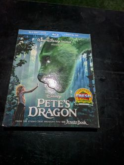 Pete's Dragon Blu Ray NEW SEALED! With Slip cover