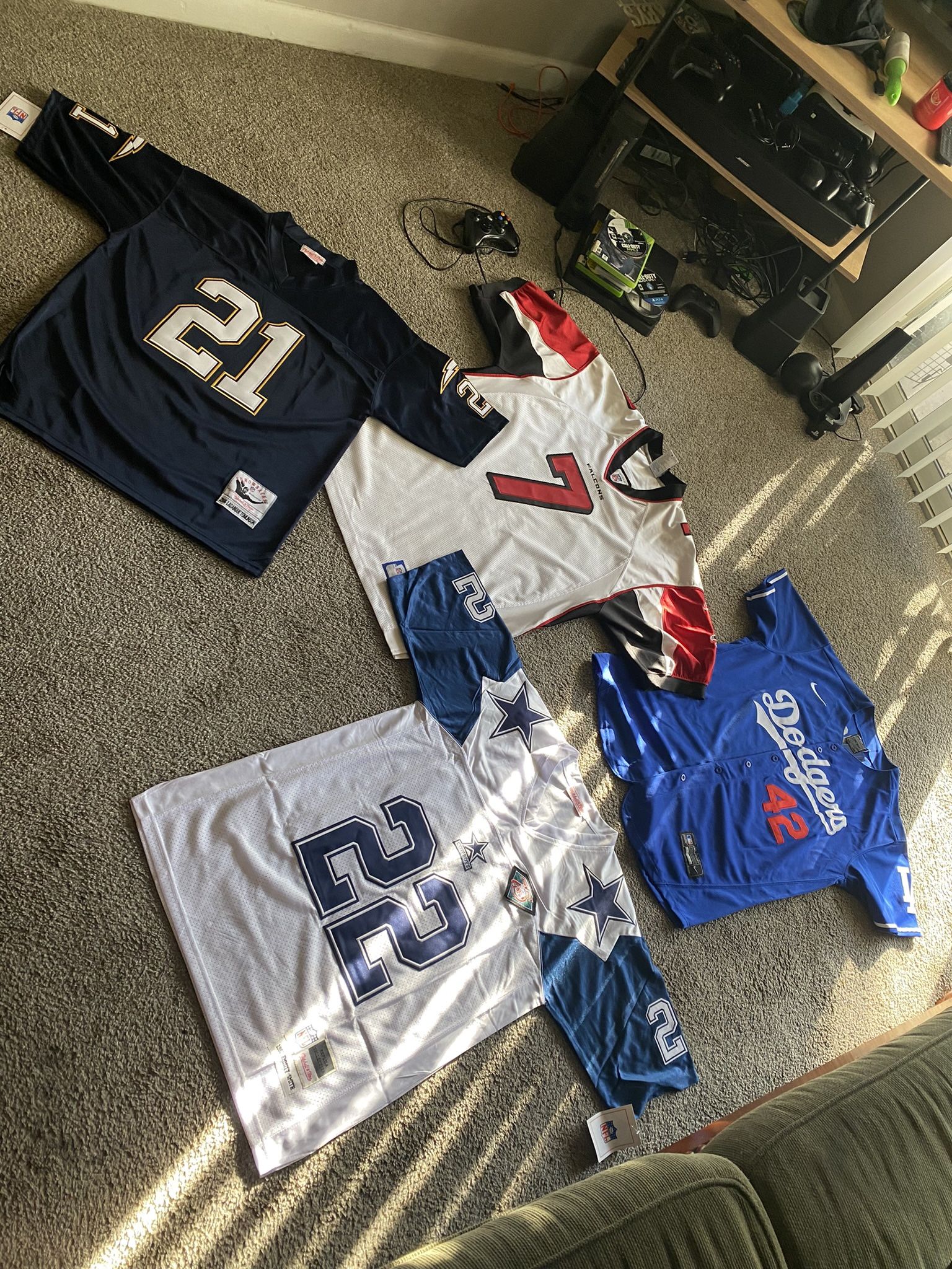 Super Rare Authentic NBA MLB NFL Jerseys