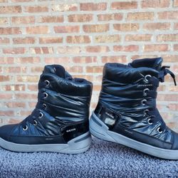 Geox Black Amphibiox Waterproof Winter Boots Gils US Size 3 