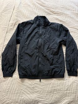 Jordan Essentials Wind Jacket Men's Small Black FV7299-010 Full Zip Windbreaker