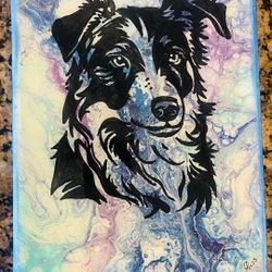 One-of-a-Kind Handmade Shepherd Dog Wall Art – Exclusive Home Decor