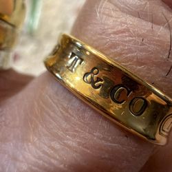 18k Yellow Gold Original Tiffany Company Ring