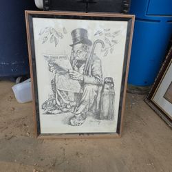 Jim Daly Hobo Reading Paper