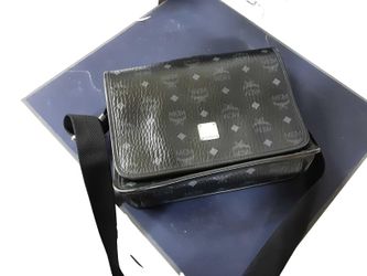 Mcm Mesanger Mmonogram Black Purse / Handbag