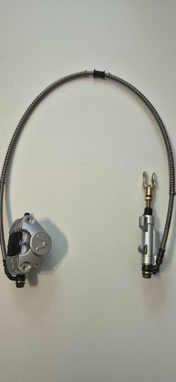 Rear brake for go cart atv