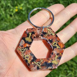 Harmonious Hexagon: Empowering Orgonite Keychain, With 5G, And EMF Protection

Contains:


Shungite, Carnelians, Heart keys, Copper, and resin.


Over