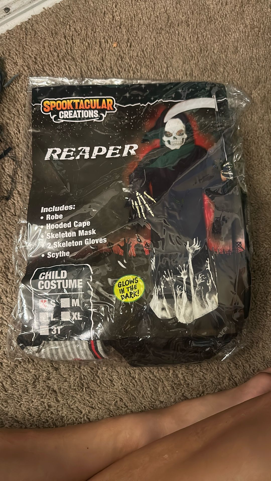Reaper Costume Kids