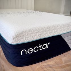 Twin mattress for sale - Nectar, Premier Hybrid, Like New, only used for a few weeks