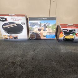 Omelet, Crape Maker, Picnic Set