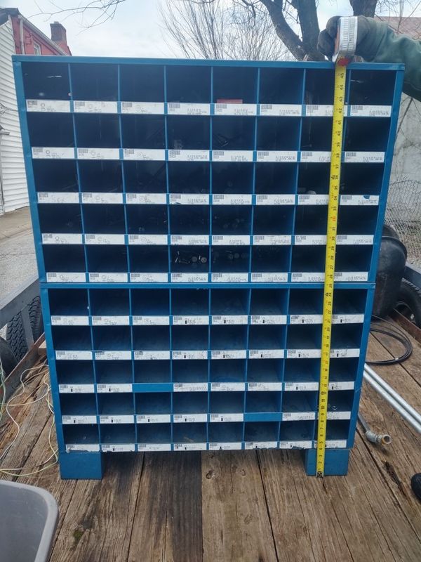 Floor standing nuts, bolts, screw storage container for Sale in