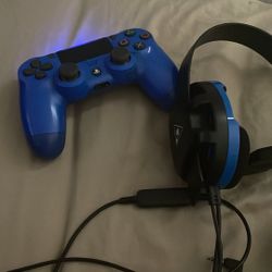 PS4 /w Controller And Mic With Games