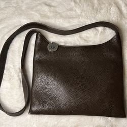 The Sak Brown Leather Small Satchel Bag