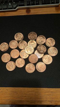 Cooper 1 oz Coins