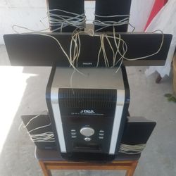 Rdx dx-10 System and Philips Surround Speakers 