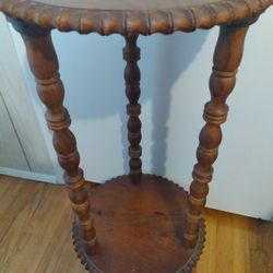 Antique  Plant table   30"X14" Dia.