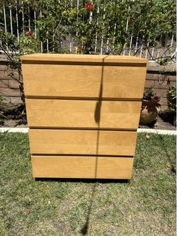 4-Drawer Dresser - Birch Veneer