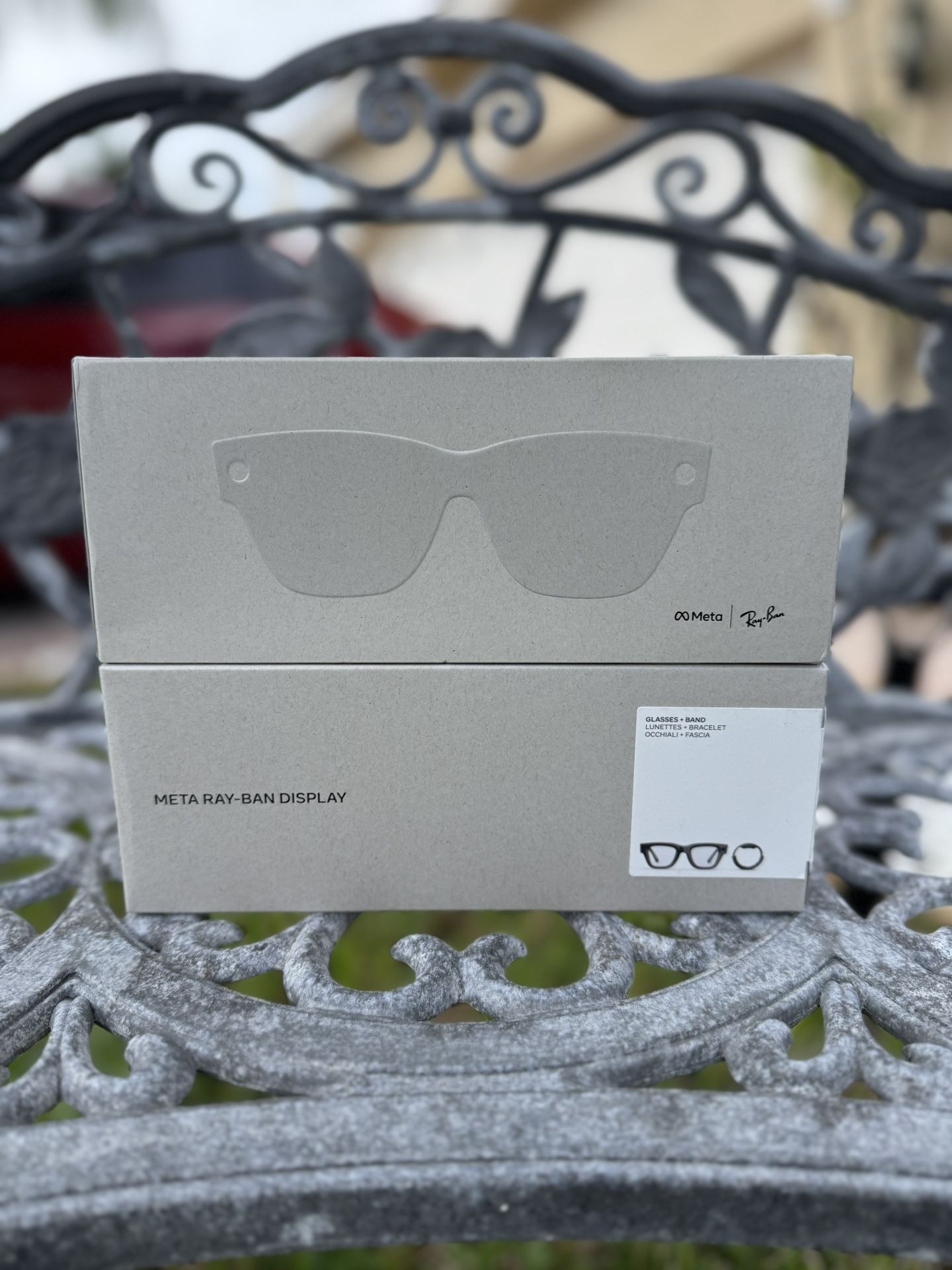 Meta Ray-Ban AI Display Glasses + Band - Shiny Black /Standard/ Size 2 OR 3 Band