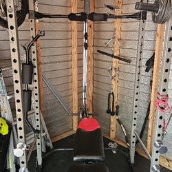 Squat Power Rack Cage & Lat Pull Down