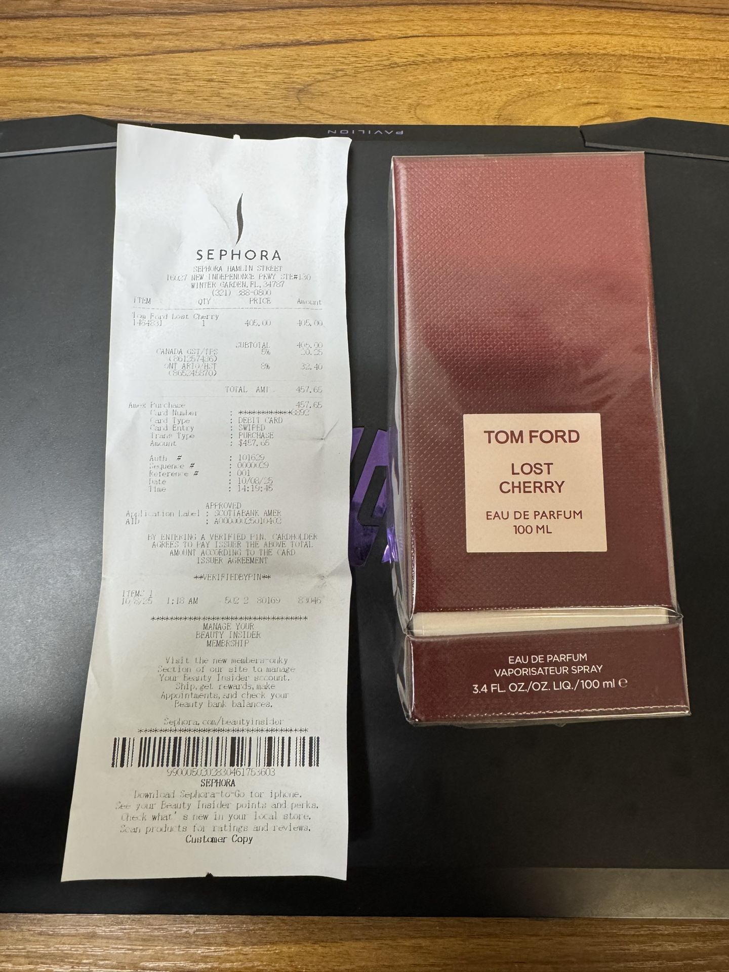 Tom Ford Lost Cherry 100ml β Sealed, Authentic, w/ Receipt β $270