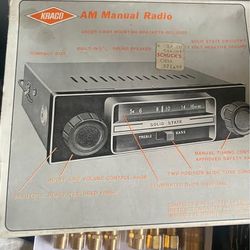 Kraco AM Manual Radio
