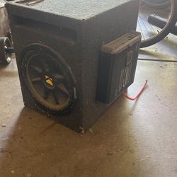 Amp And Subwoofer 