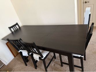 IKEA dining table + 2 chairs