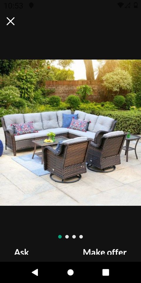 Brand New Patio Chairs Patio Swivel Chairs Brand New Patio Rocking Chairs Brand New Patio Set 🆕🚚🚚🆕